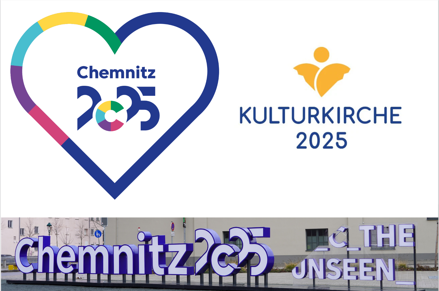 Kulturhauptstadt Logo Kulturkirche 2025 Chemnitz 2025 C THE UNSEEN