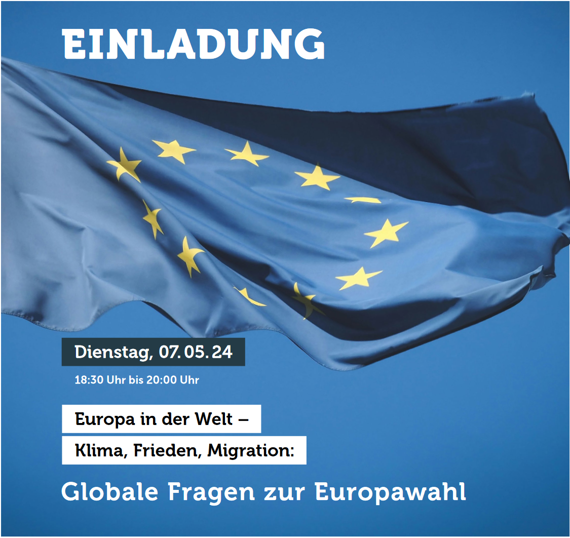 Flyer Europawahl Veranstaltung